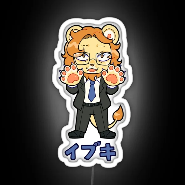 BEASTARS Shishigumi Lion Ibuki Led Pin Button RGB Neon Sign
