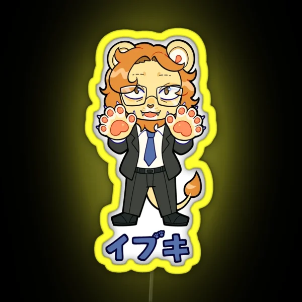 BEASTARS Shishigumi Lion Ibuki Led Pin Button RGB Neon Sign