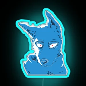 Beastars Stylized Legosi RGB Neon Sign