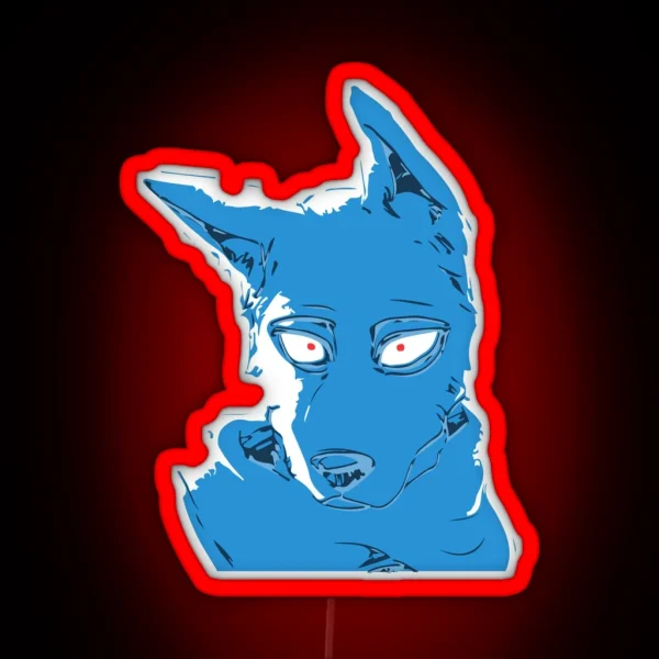 Beastars Stylized Legosi RGB Neon Sign