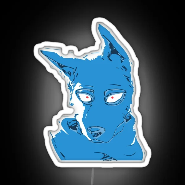 Beastars Stylized Legosi RGB Neon Sign