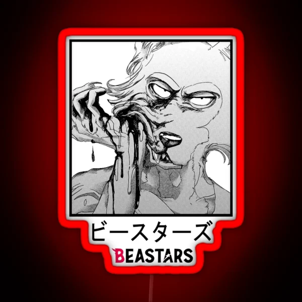 Beastars Title Design RGB Neon Sign