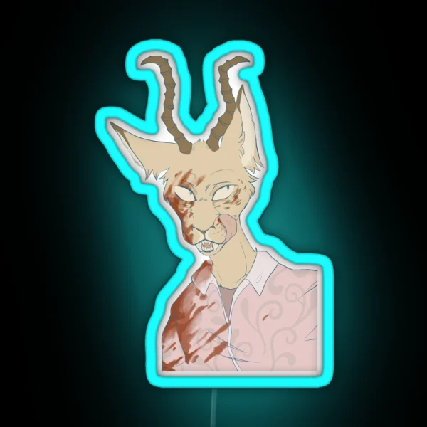 Beastars Villain Melon Meron RGB Neon Sign