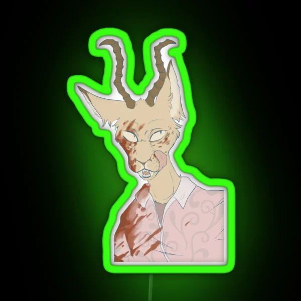 Beastars Villain Melon Meron RGB Neon Sign