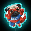 Beautiful Spider Pug RGB Neon Sign