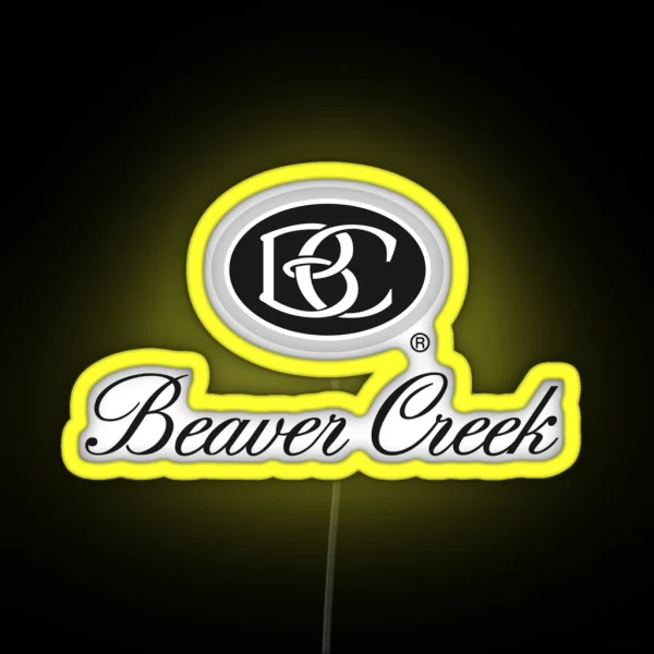 Beaver Creek Resort Colorado RGB Neon Sign