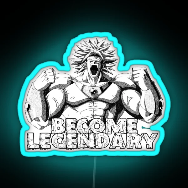 Become Legendary RGB Neon Sign