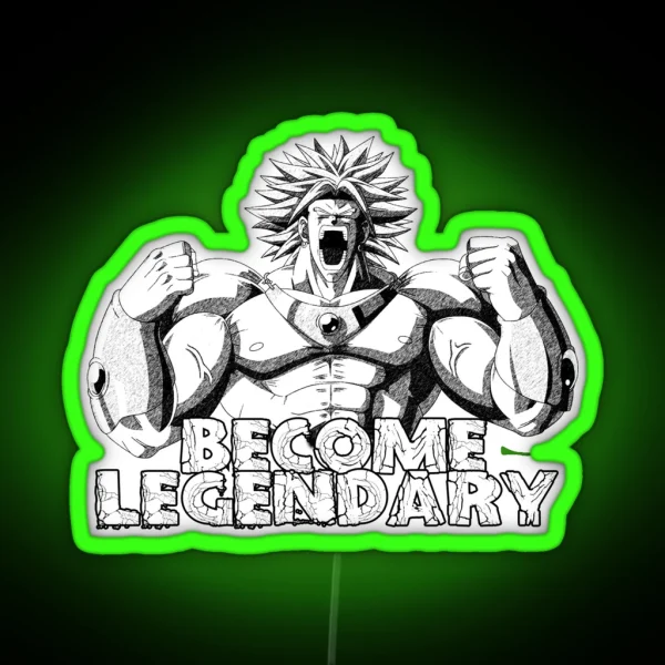 Become Legendary RGB Neon Sign