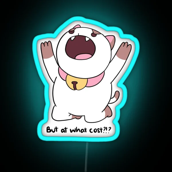 Bee And Puppycat But At What Cost RGB Neon Sign
