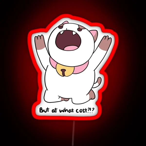Bee And Puppycat But At What Cost RGB Neon Sign