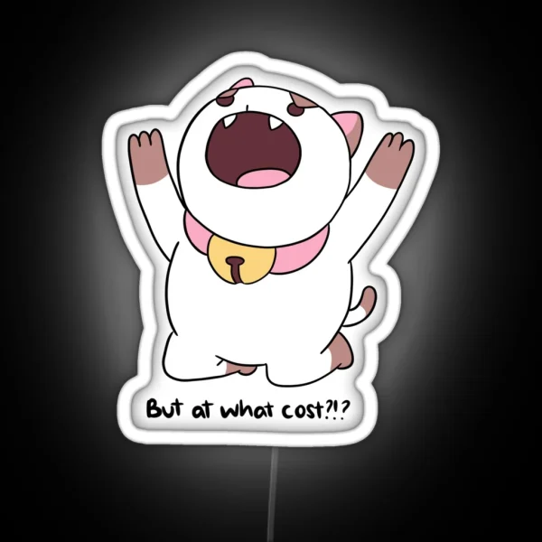 Bee And Puppycat But At What Cost RGB Neon Sign