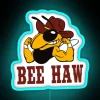 Bee Haw Buzzy Boy Bumblebee Yellow Jacket Led RGB Neon Sign - Image 2