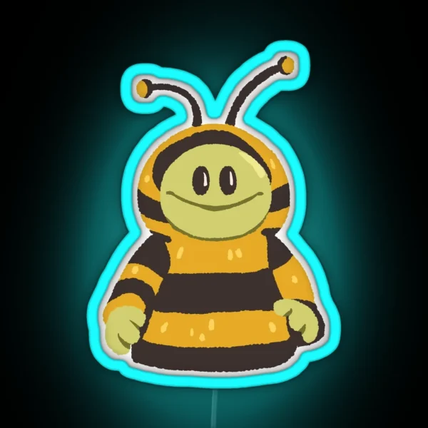 Bee Mona RGB Neon Sign