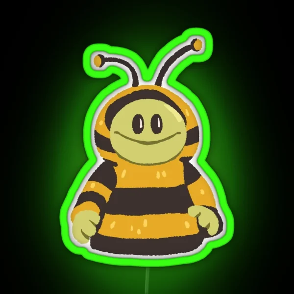 Bee Mona RGB Neon Sign