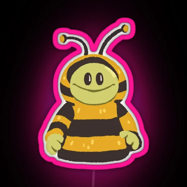 Bee Mona RGB Neon Sign