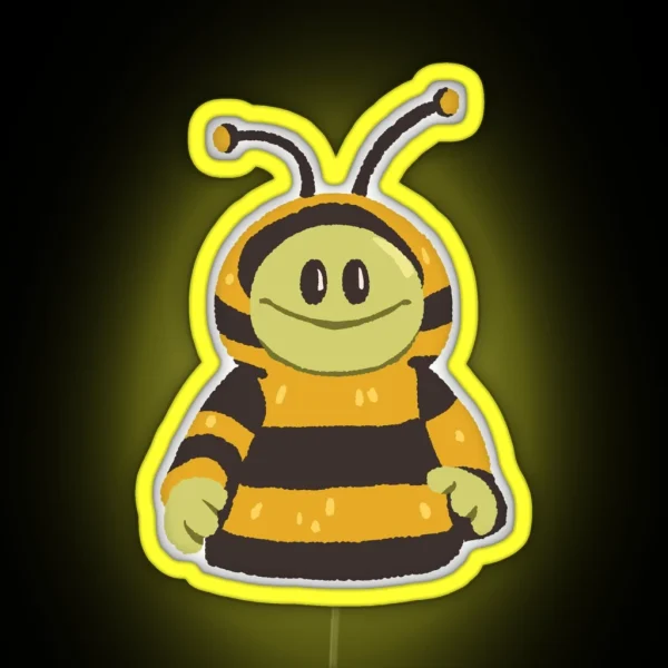 Bee Mona RGB Neon Sign