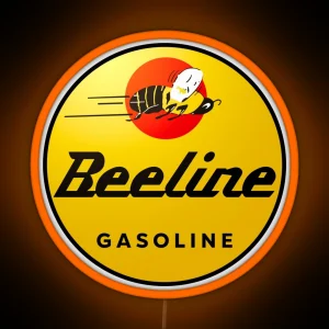 Beeline Gasoline Globe RGB Neon Sign