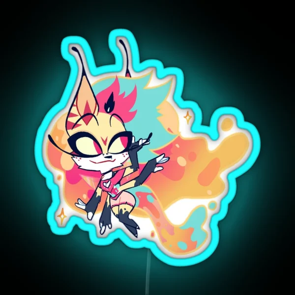 Beelzebub Chibi RGB Neon Sign