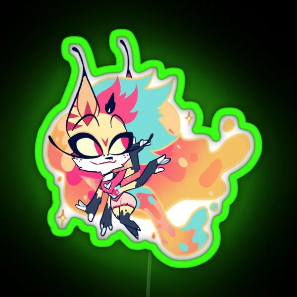 Beelzebub Chibi RGB Neon Sign