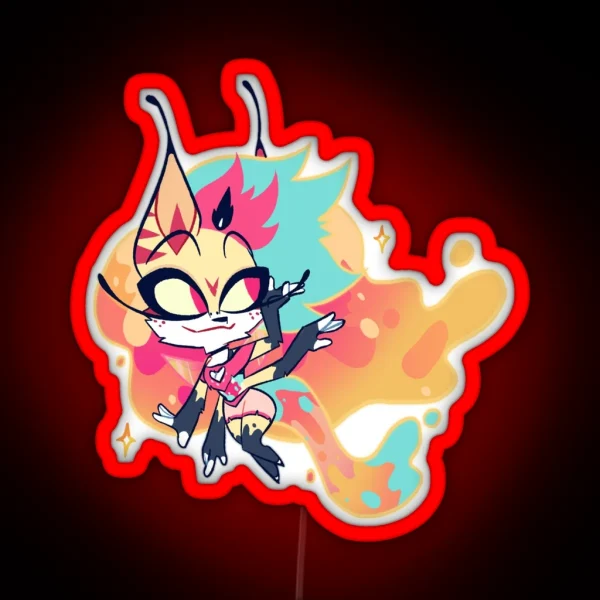 Beelzebub Chibi RGB Neon Sign