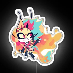 Beelzebub Chibi RGB Neon Sign