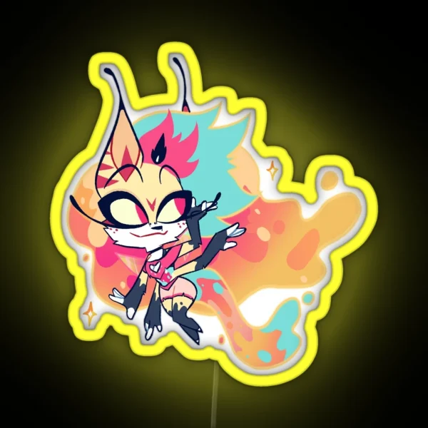 Beelzebub Chibi RGB Neon Sign
