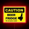 BEER FRIDGE DO NOT PLACE SALAD RGB Neon Sign - Image 2