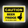 BEER FRIDGE DO NOT PLACE SALAD RGB Neon Sign - Image 5