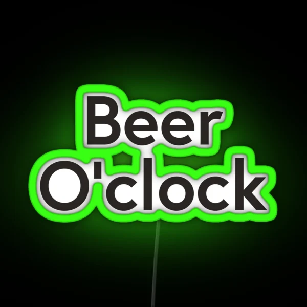 Beer O Clock RGB Neon Sign
