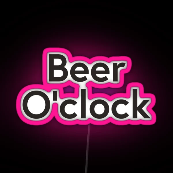 Beer O Clock RGB Neon Sign