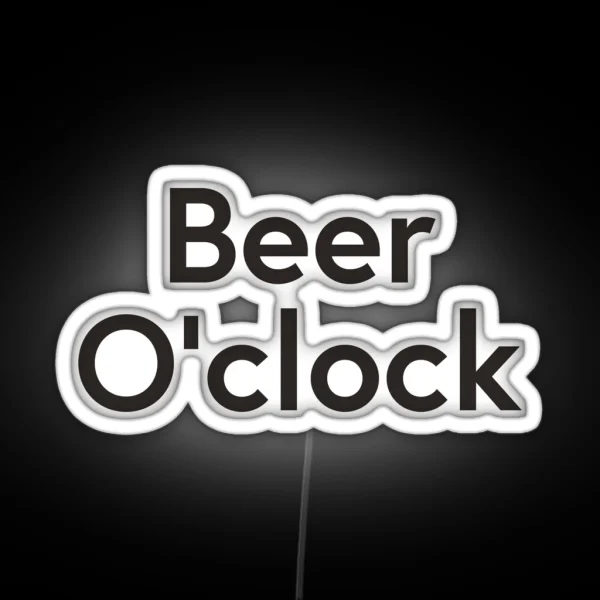 Beer O Clock RGB Neon Sign