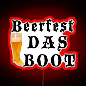 Beerfest DAS BOOT RGB Neon Sign