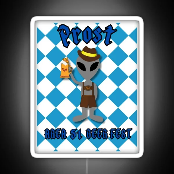 Beerfest Greeting RGB Neon Sign
