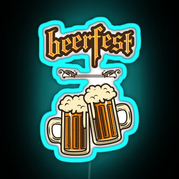 Beerfest Oktoberfest RGB Neon Sign