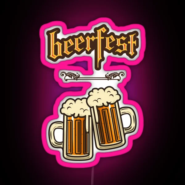 Beerfest Oktoberfest RGB Neon Sign