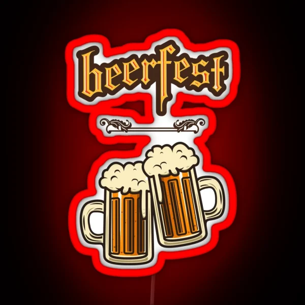 Beerfest Oktoberfest RGB Neon Sign