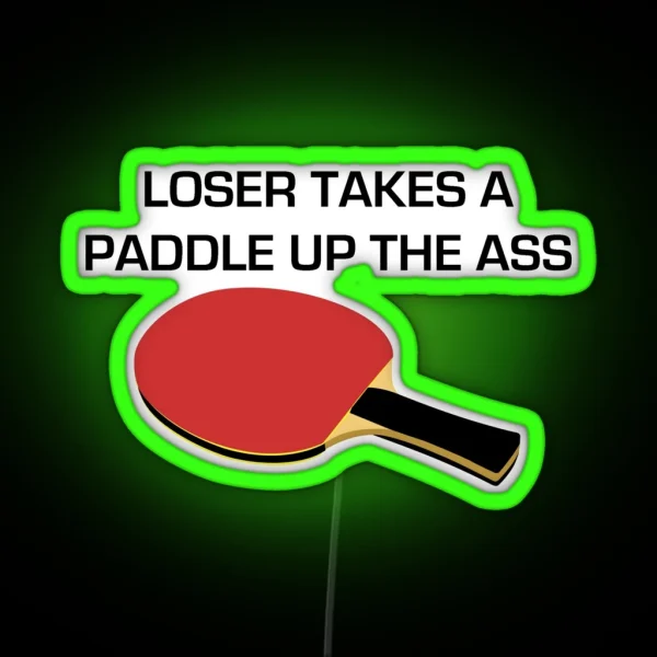 Beerfest Paddle Up The Ass RGB Neon Sign