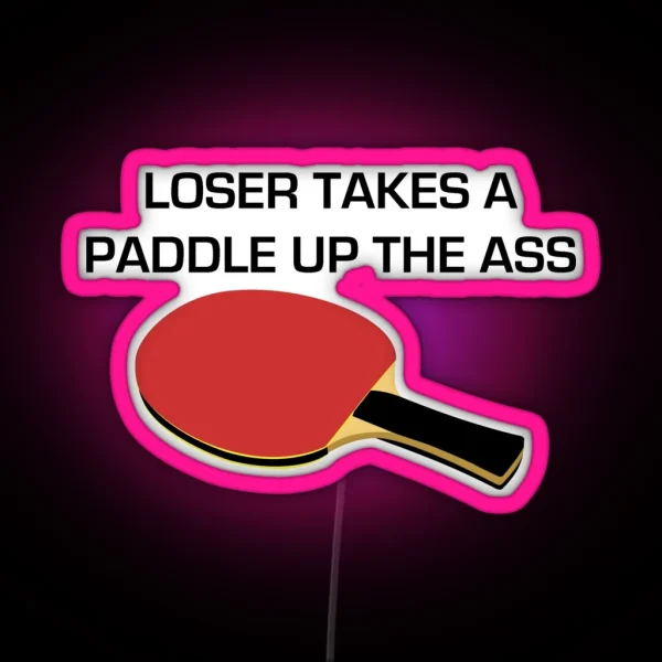 Beerfest Paddle Up The Ass RGB Neon Sign