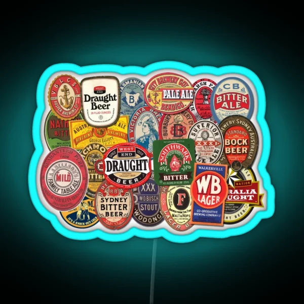 Beers Of Australia RGB Neon Sign