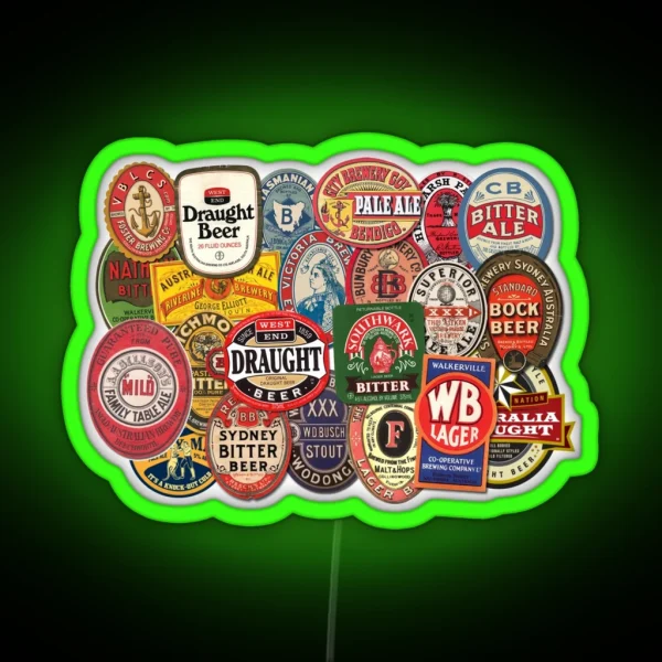 Beers Of Australia RGB Neon Sign
