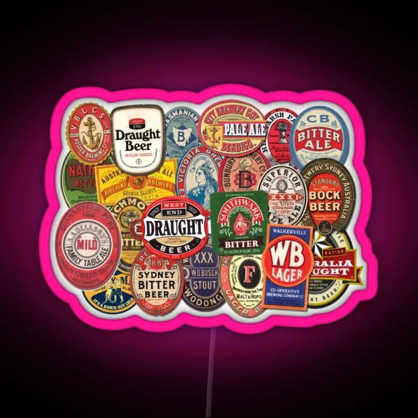 Beers Of Australia RGB Neon Sign