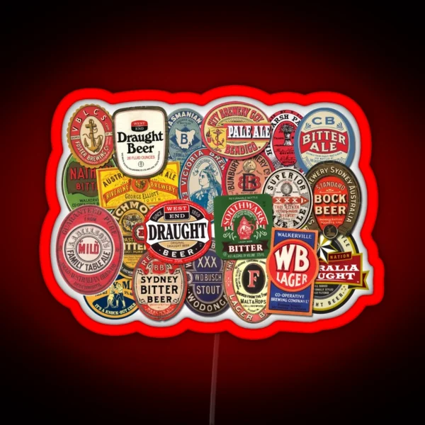 Beers Of Australia RGB Neon Sign