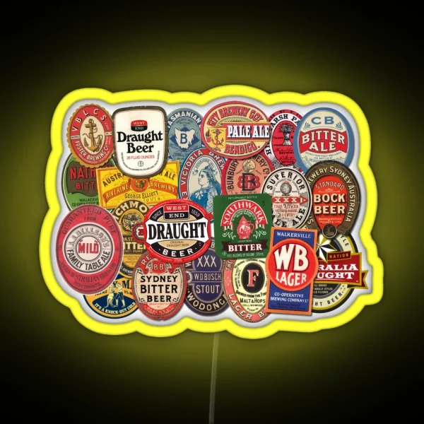 Beers Of Australia RGB Neon Sign