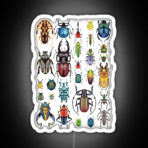 Beetle Collection RGB Neon Sign