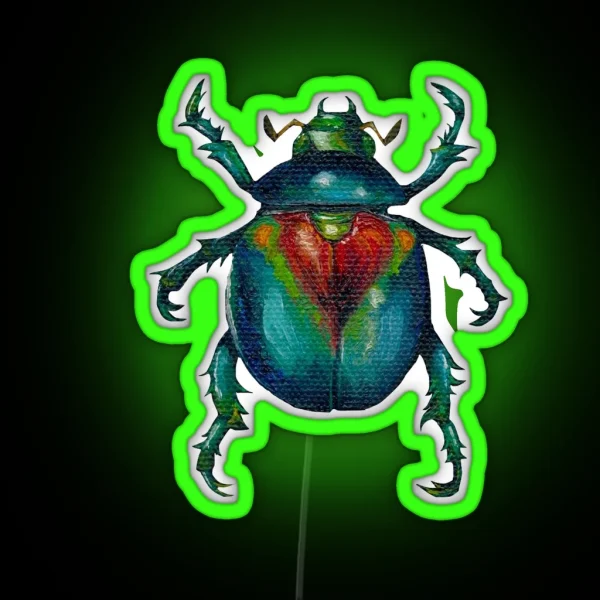 Beetle Friend RGB Neon Sign