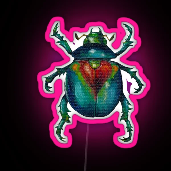 Beetle Friend RGB Neon Sign