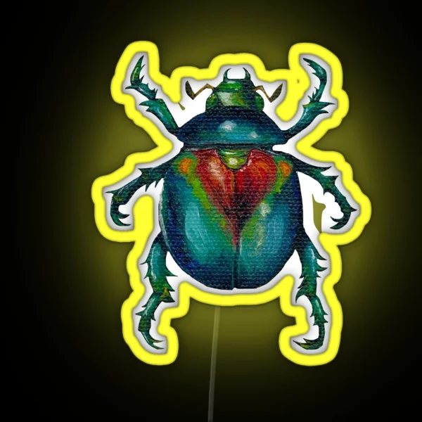 Beetle Friend RGB Neon Sign