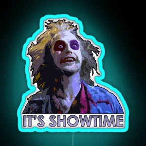 Beetle Juice Showtime RGB Neon Sign