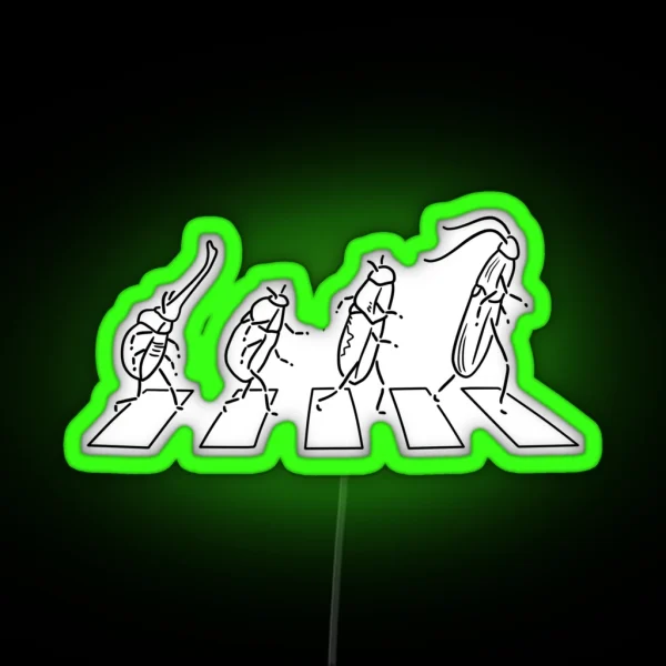 Beetles Beatles RGB Neon Sign