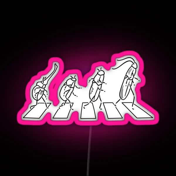 Beetles Beatles RGB Neon Sign